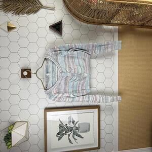 Daily Practice from Anthropologie Pastel Cropped Cardigan Sweater - Size - Large